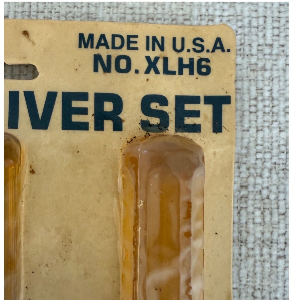 Vintage‎ New Great Neck 6 Piece Screwdriver Set Made in the USA Deadstock - Picture 2 of 5